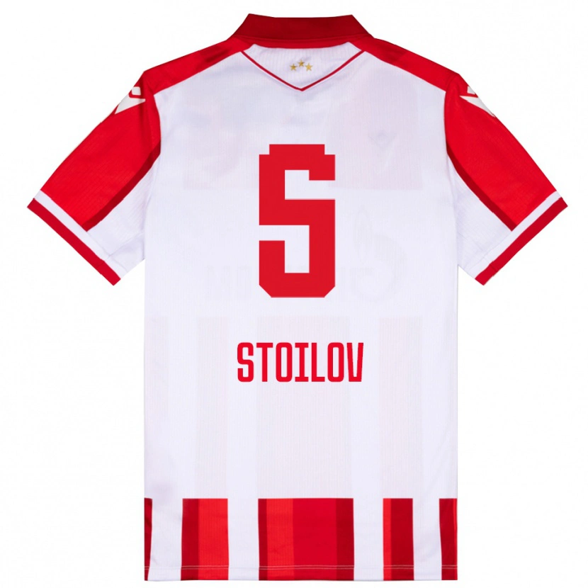 Danxen Damen Riste Stoilov #5 Rot Weiß Heimtrikot Trikot 2025/26 T-Shirt Österreich