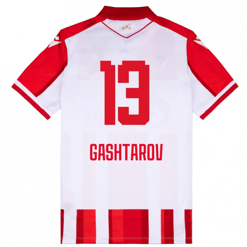 Danxen Damen Matej Gashtarov #13 Rot Weiß Heimtrikot Trikot 2025/26 T-Shirt Österreich