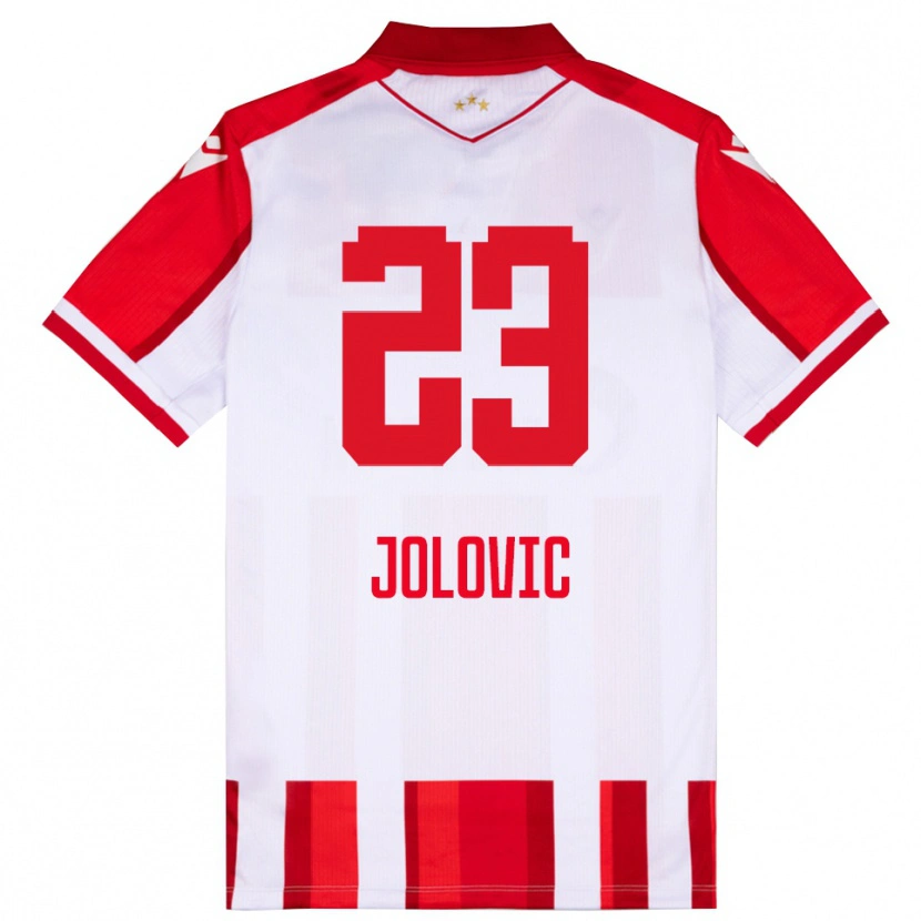 Danxen Damen Bogdan Jolovic #23 Rot Weiß Heimtrikot Trikot 2025/26 T-Shirt Österreich