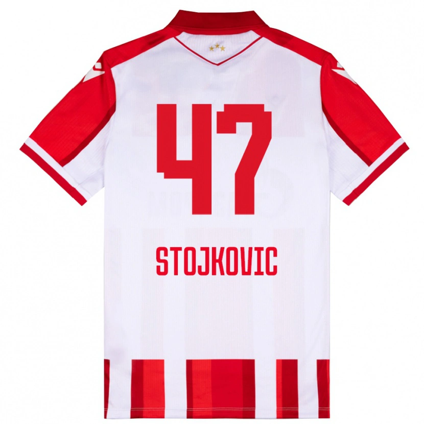 Danxen Damen Strahinja Stojkovic #47 Rot Weiß Heimtrikot Trikot 2025/26 T-Shirt Österreich