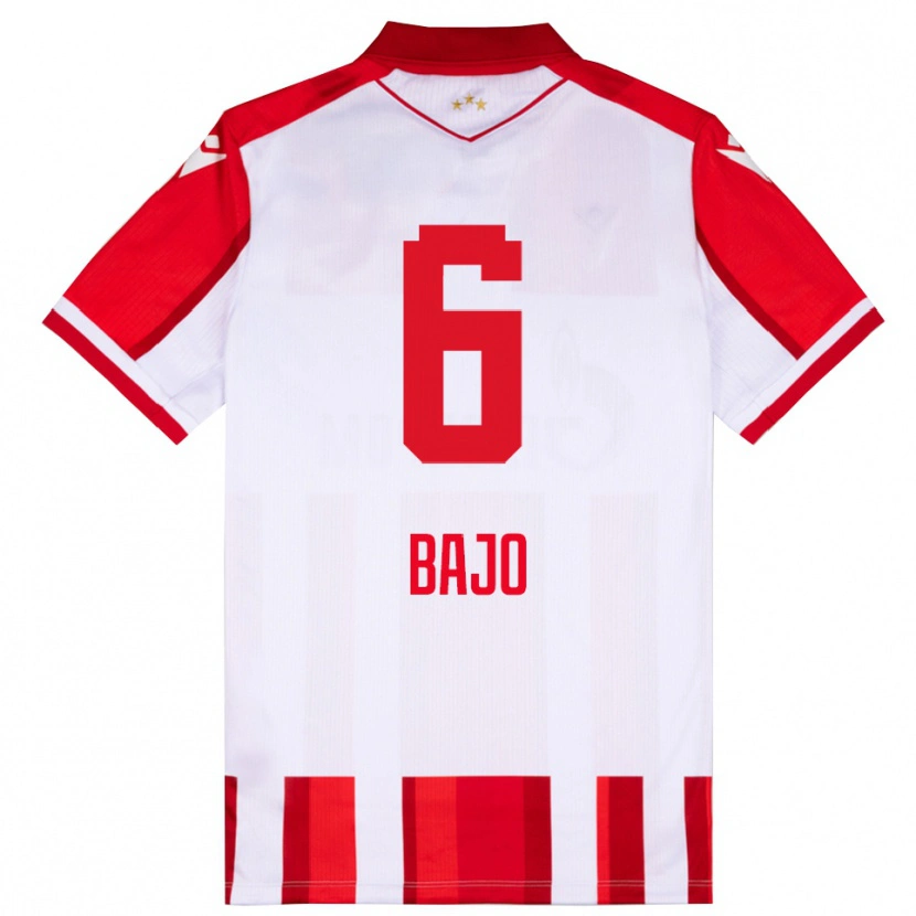 Danxen Damen Mahmudu Bajo #6 Rot Weiß Heimtrikot Trikot 2025/26 T-Shirt Österreich