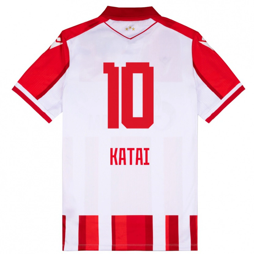 Danxen Damen Aleksandar Katai #10 Rot Weiß Heimtrikot Trikot 2025/26 T-Shirt Österreich