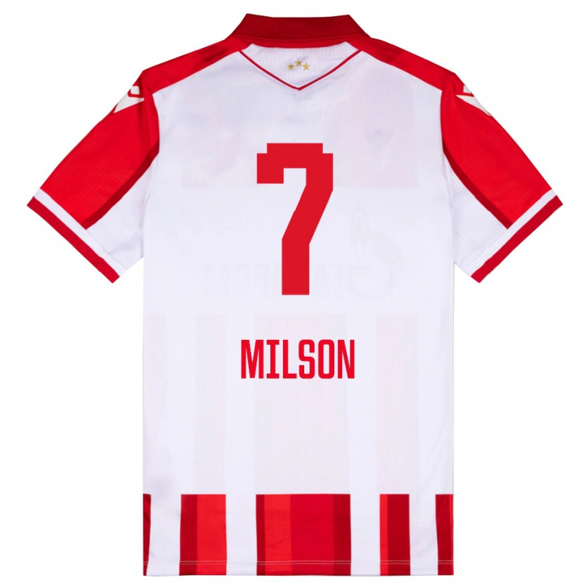 Danxen Damen Milson #7 Rot Weiß Heimtrikot Trikot 2025/26 T-Shirt Österreich