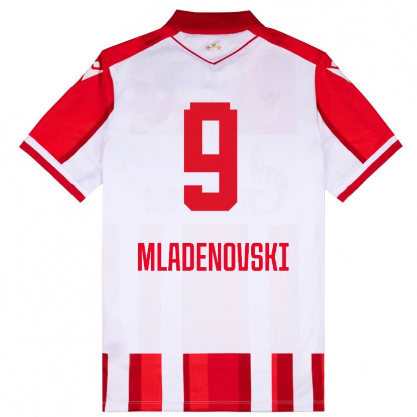 Danxen Damen Stefan Mladenovski #9 Rot Weiß Heimtrikot Trikot 2025/26 T-Shirt Österreich