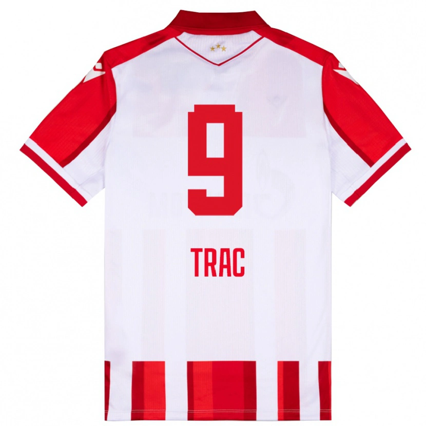 Danxen Damen Jovan Trac #9 Rot Weiß Heimtrikot Trikot 2025/26 T-Shirt Österreich