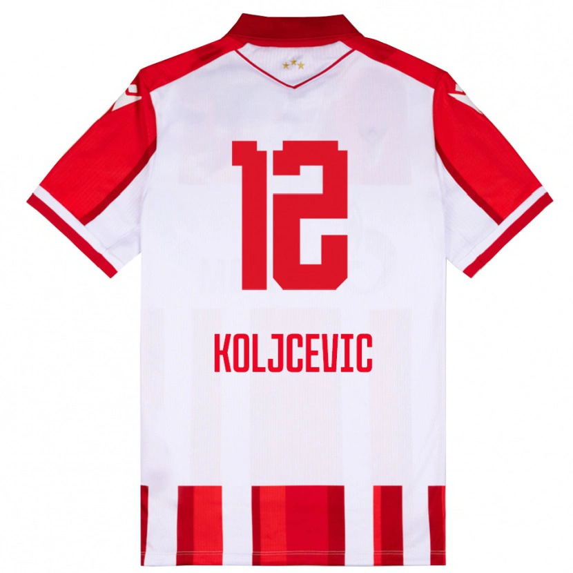 Danxen Damen Danilo Koljcevic #12 Rot Weiß Heimtrikot Trikot 2025/26 T-Shirt Österreich