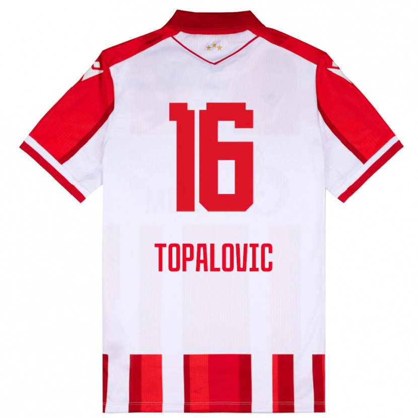 Danxen Damen Todor Topalovic #16 Rot Weiß Heimtrikot Trikot 2025/26 T-Shirt Österreich