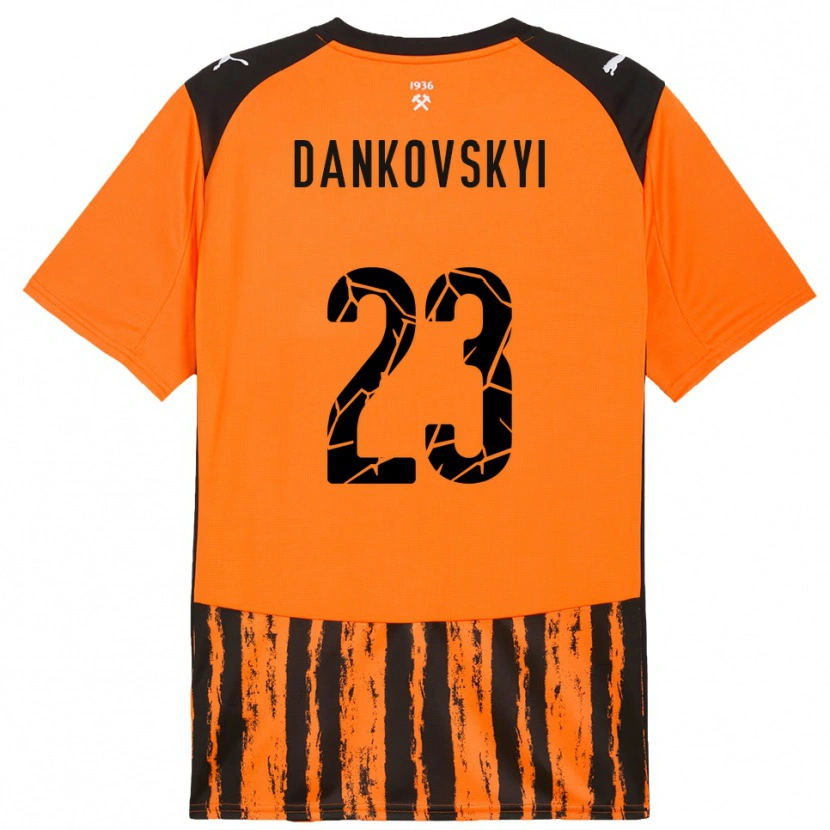 Danxen Damen Yegor Dankovskyi #23 Orange Schwarz Heimtrikot Trikot 2025/26 T-Shirt Österreich