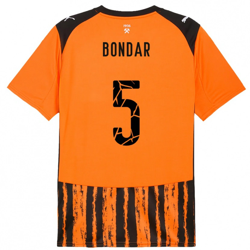 Danxen Damen Valeriy Bondar #5 Orange Schwarz Heimtrikot Trikot 2025/26 T-Shirt Österreich