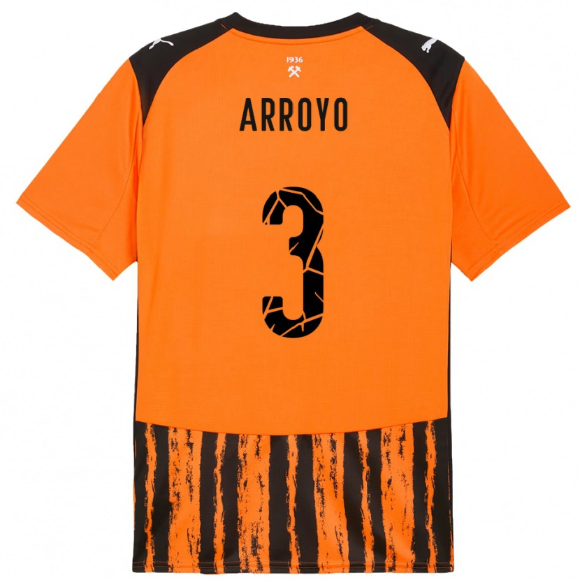 Danxen Damen Diego Arroyo #3 Orange Schwarz Heimtrikot Trikot 2025/26 T-Shirt Österreich