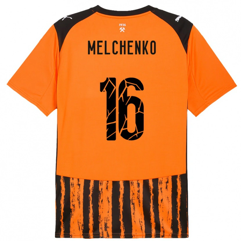 Danxen Damen Dmytro Melchenko #16 Orange Schwarz Heimtrikot Trikot 2025/26 T-Shirt Österreich