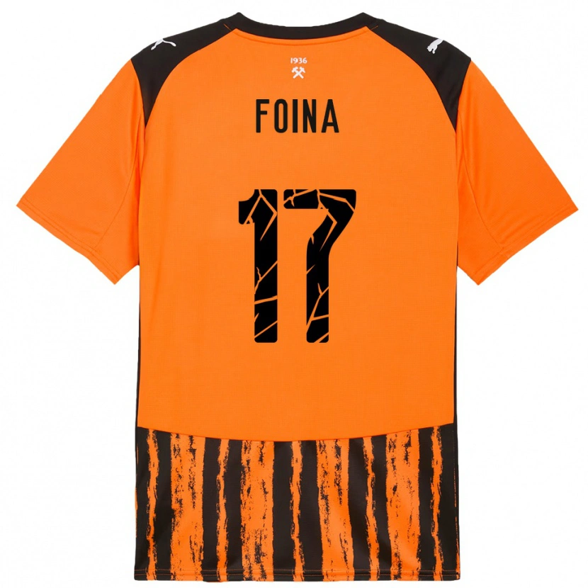Danxen Damen Arseniy Foina #17 Orange Schwarz Heimtrikot Trikot 2025/26 T-Shirt Österreich