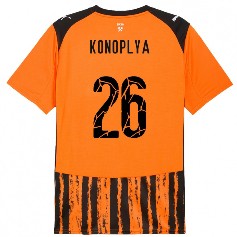 Danxen Damen Yukhym Konoplya #26 Orange Schwarz Heimtrikot Trikot 2025/26 T-Shirt Österreich