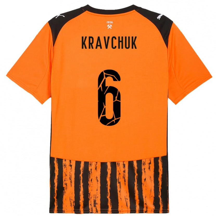 Danxen Damen Diana Kravchuk #6 Orange Schwarz Heimtrikot Trikot 2025/26 T-Shirt Österreich
