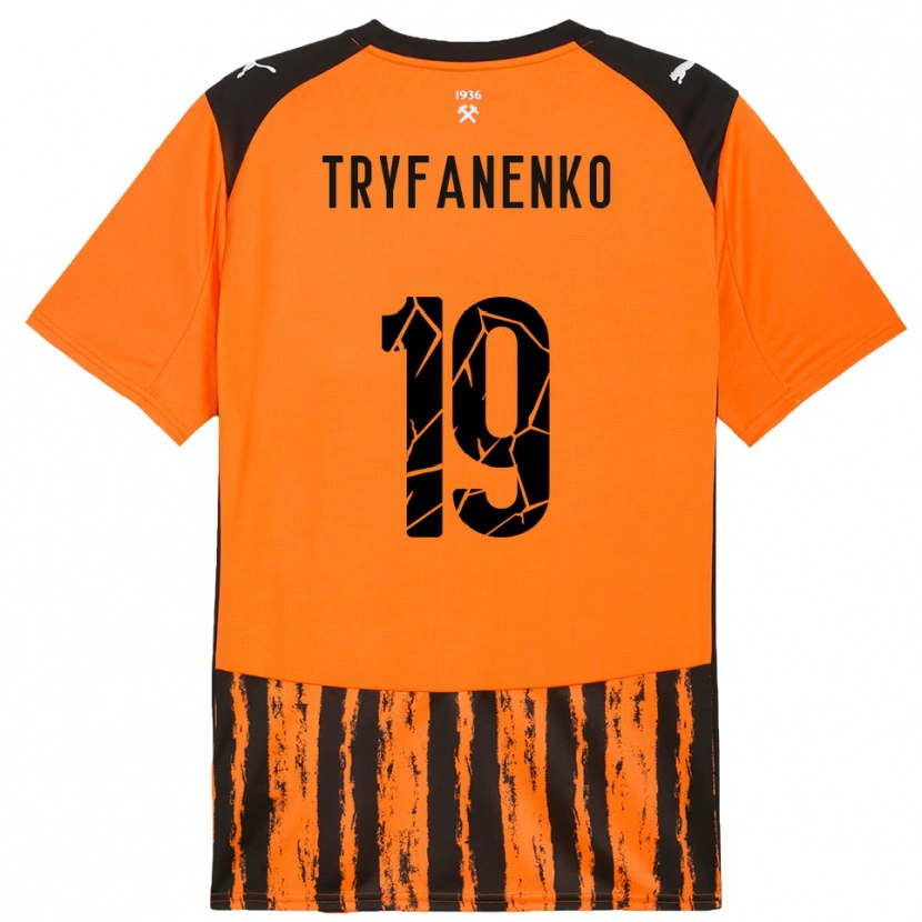 Danxen Damen Bogdan Tryfanenko #19 Orange Schwarz Heimtrikot Trikot 2025/26 T-Shirt Österreich