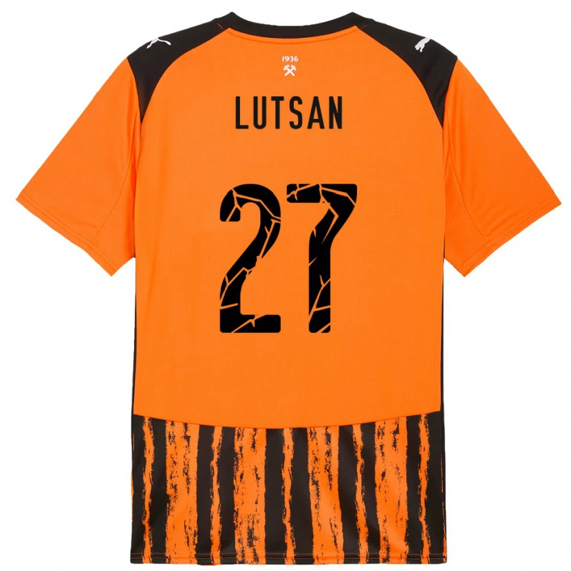 Danxen Damen Sofiia Lutsan #27 Orange Schwarz Heimtrikot Trikot 2025/26 T-Shirt Österreich