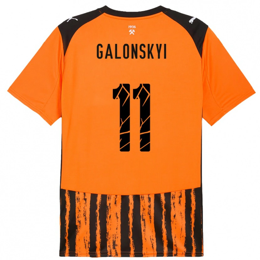 Danxen Damen Valentyn Galonskyi #11 Orange Schwarz Heimtrikot Trikot 2025/26 T-Shirt Österreich