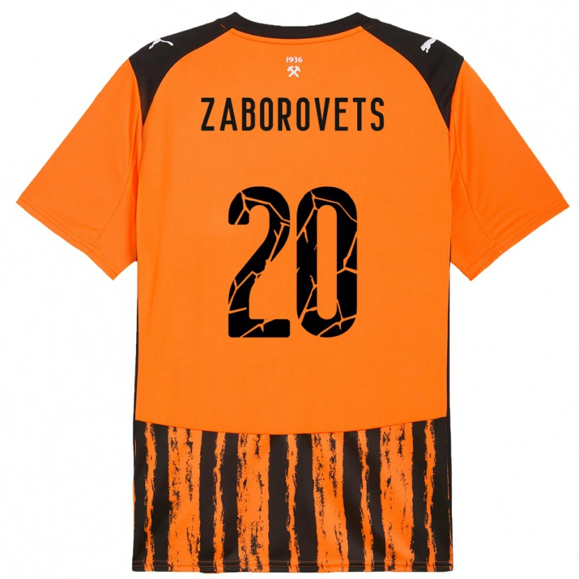 Danxen Damen Lidiia Zaborovets #20 Orange Schwarz Heimtrikot Trikot 2025/26 T-Shirt Österreich