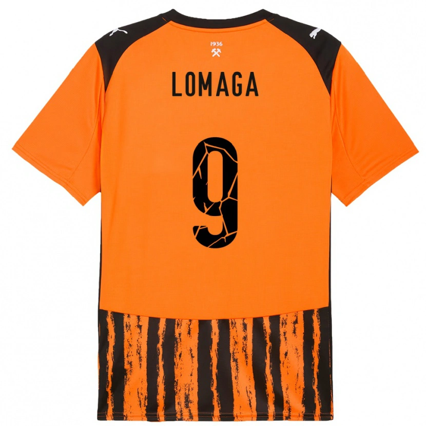Danxen Damen Oleksandr Lomaga #9 Orange Schwarz Heimtrikot Trikot 2025/26 T-Shirt Österreich