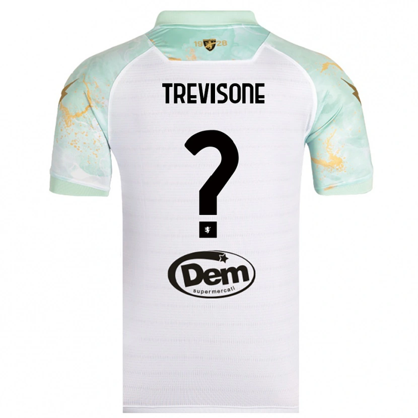Danxen Damen Gianmarco Trevisone #0 Weiß Schwarz Auswärtstrikot Trikot 2025/26 T-Shirt Österreich