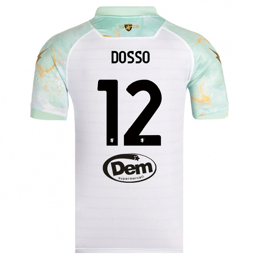 Danxen Damen Aboubaka Dosso #12 Weiß Schwarz Auswärtstrikot Trikot 2025/26 T-Shirt Österreich