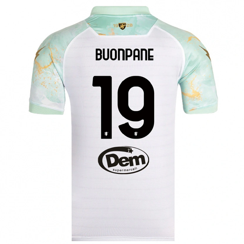 Danxen Damen Davide Buonpane #19 Weiß Schwarz Auswärtstrikot Trikot 2025/26 T-Shirt Österreich