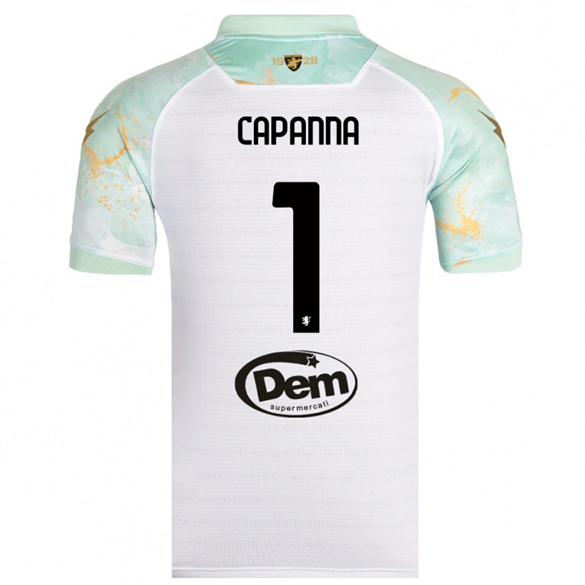 Danxen Damen Tommaso Capanna #1 Weiß Schwarz Auswärtstrikot Trikot 2025/26 T-Shirt Österreich
