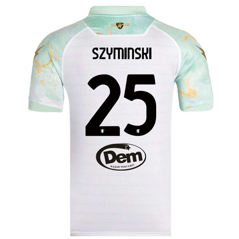 Danxen Damen Przemyslaw Szyminski #25 Weiß Schwarz Auswärtstrikot Trikot 2025/26 T-Shirt Österreich