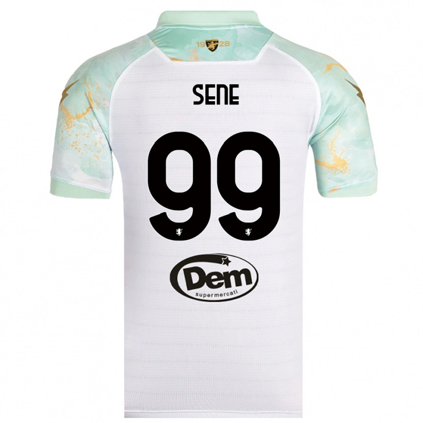 Danxen Damen Fallou Sene #99 Weiß Schwarz Auswärtstrikot Trikot 2025/26 T-Shirt Österreich