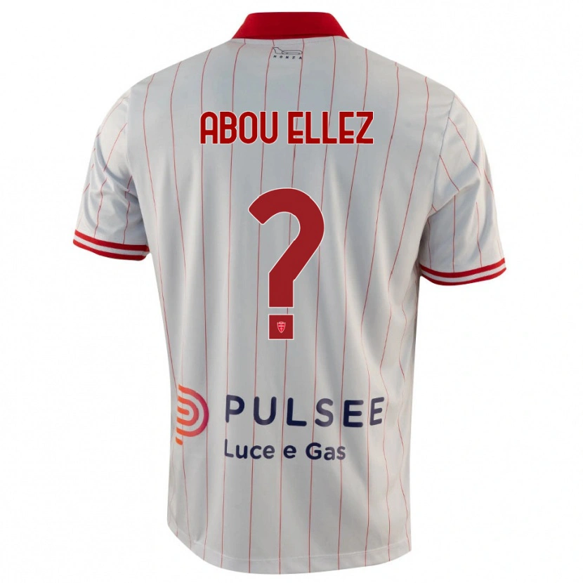 Danxen Damen Amir Abou Ellez #0 Weiß Rot Blau Auswärtstrikot Trikot 2025/26 T-Shirt Österreich