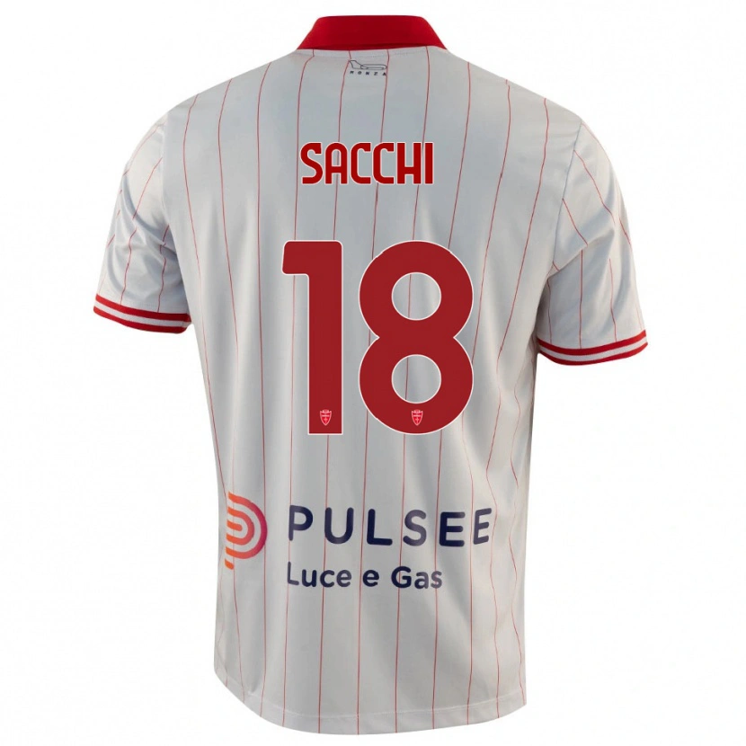 Danxen Damen Riccardo Sacchi #18 Weiß Rot Blau Auswärtstrikot Trikot 2025/26 T-Shirt Österreich