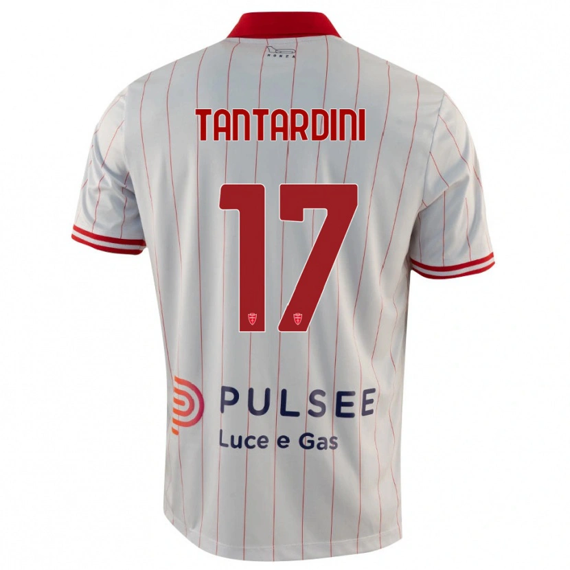 Danxen Damen Tommaso Tantardini #17 Weiß Rot Blau Auswärtstrikot Trikot 2025/26 T-Shirt Österreich