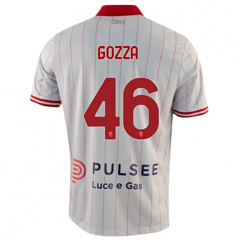 Danxen Damen Luca Gozza #46 Weiß Rot Blau Auswärtstrikot Trikot 2025/26 T-Shirt Österreich