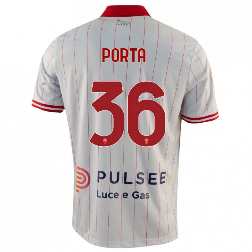 Danxen Damen Matteo Porta #36 Weiß Rot Blau Auswärtstrikot Trikot 2025/26 T-Shirt Österreich