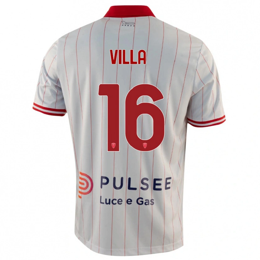 Danxen Damen Manuel Villa #16 Weiß Rot Blau Auswärtstrikot Trikot 2025/26 T-Shirt Österreich