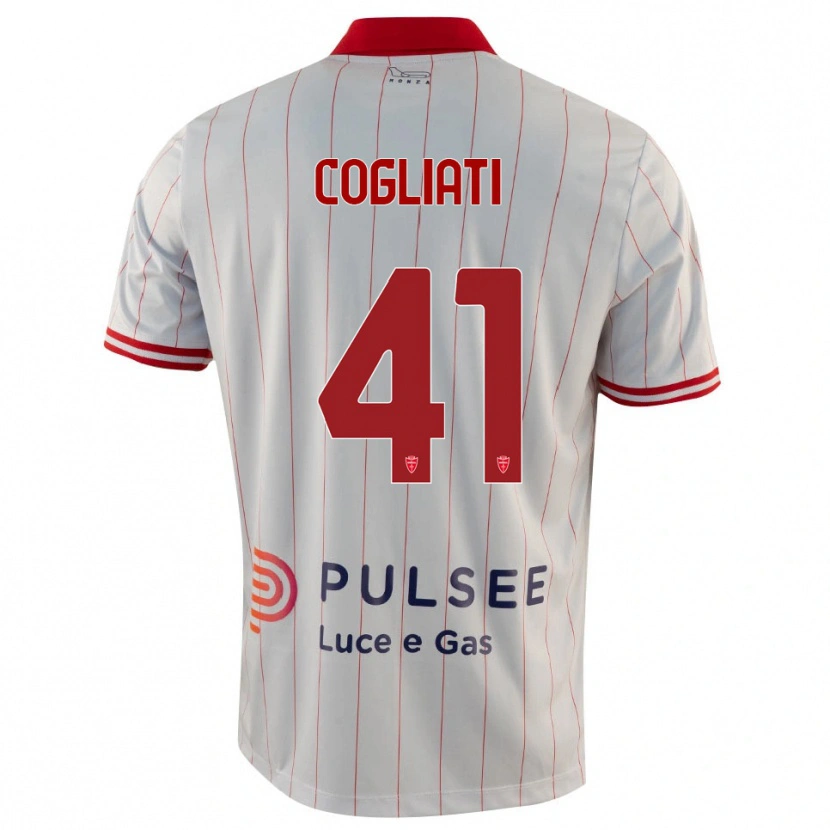 Danxen Damen Andrea Cogliati #41 Weiß Rot Blau Auswärtstrikot Trikot 2025/26 T-Shirt Österreich