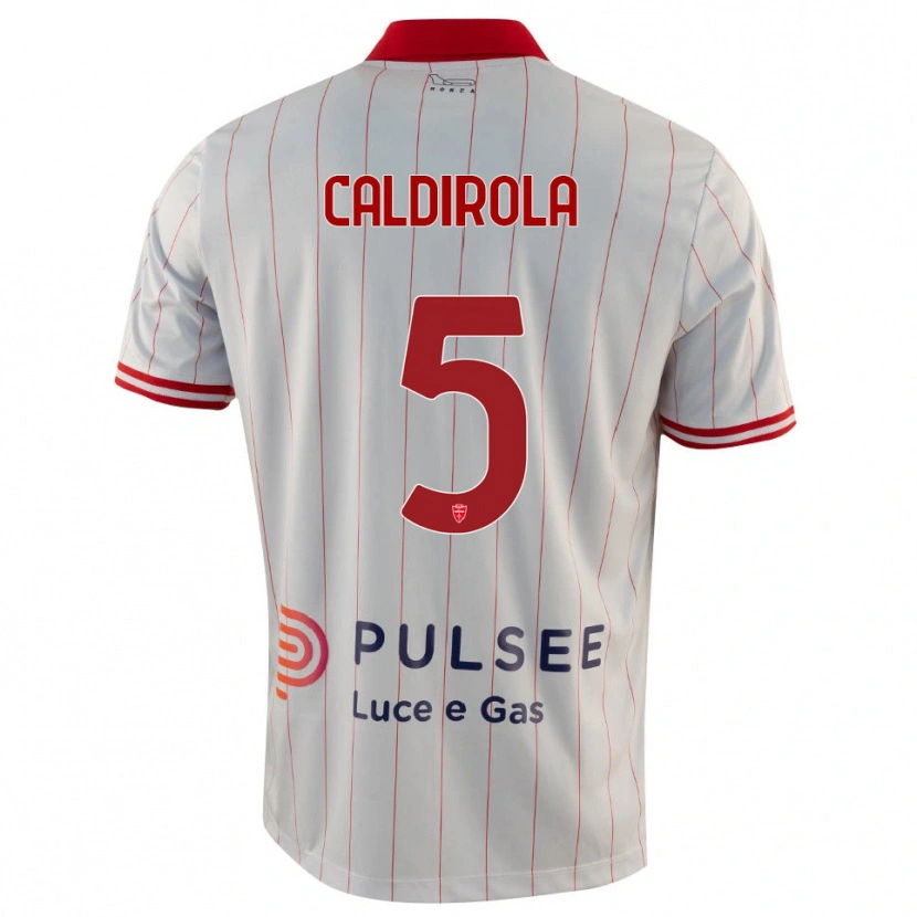 Danxen Damen Luca Caldirola #5 Weiß Rot Blau Auswärtstrikot Trikot 2025/26 T-Shirt Österreich