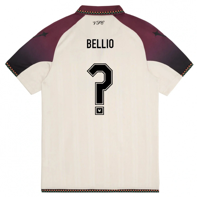 Danxen Damen Andrea Bellio #0 Cremefarben Burgund Auswärtstrikot Trikot 2025/26 T-Shirt Österreich
