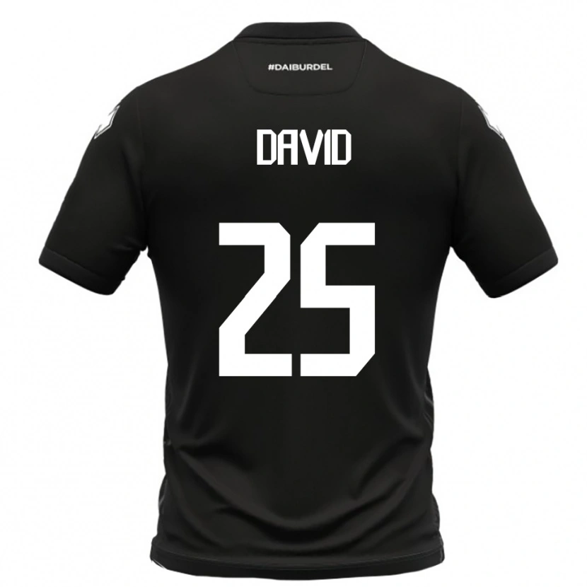 Danxen Damen Antonio David #25 Schwarz Weiß Auswärtstrikot Trikot 2025/26 T-Shirt Österreich