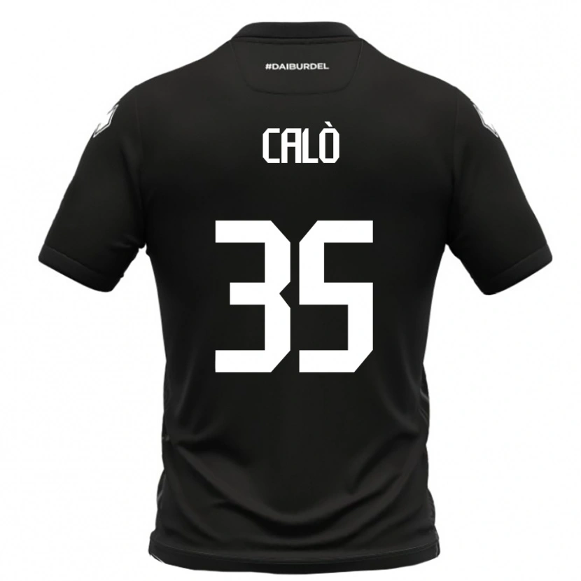 Danxen Damen Giacomo Calò #35 Schwarz Weiß Auswärtstrikot Trikot 2025/26 T-Shirt Österreich