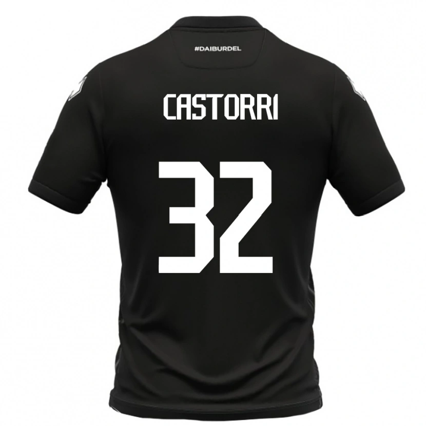 Danxen Damen Gianmarco Castorri #32 Schwarz Weiß Auswärtstrikot Trikot 2025/26 T-Shirt Österreich