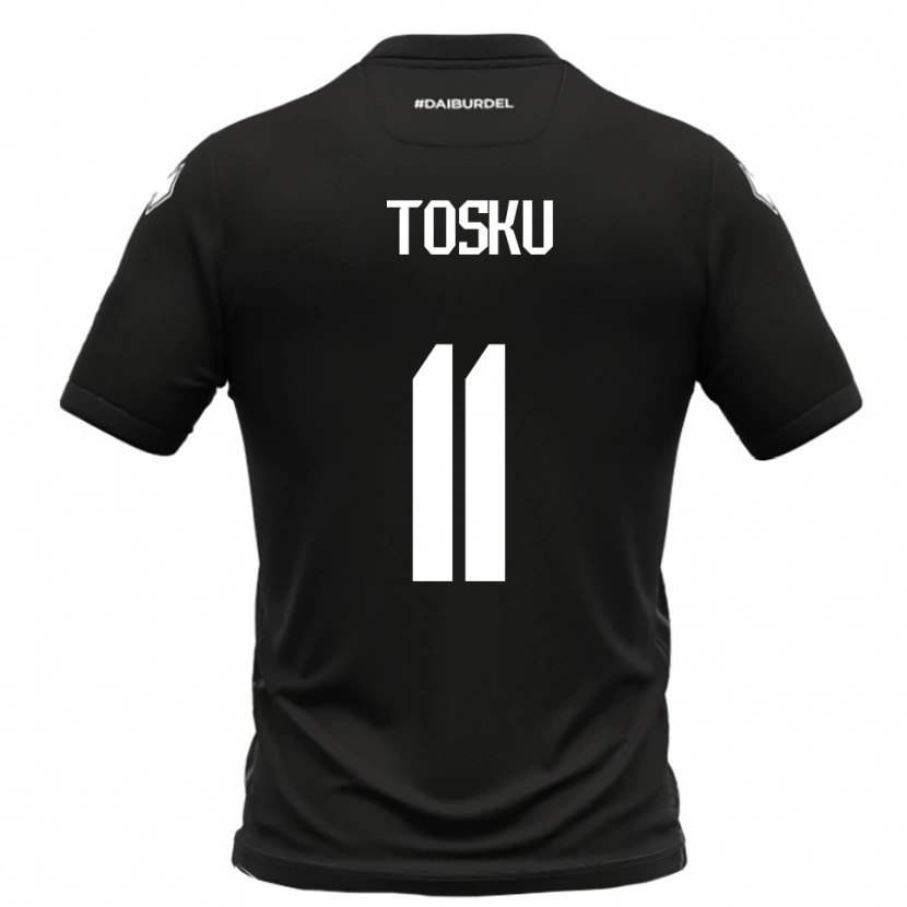 Danxen Damen Frederik Tosku #11 Schwarz Weiß Auswärtstrikot Trikot 2025/26 T-Shirt Österreich