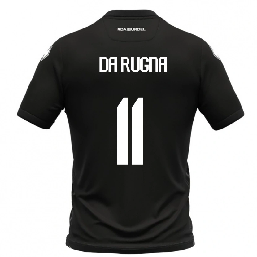 Danxen Damen Milo Da Rugna #11 Schwarz Weiß Auswärtstrikot Trikot 2025/26 T-Shirt Österreich