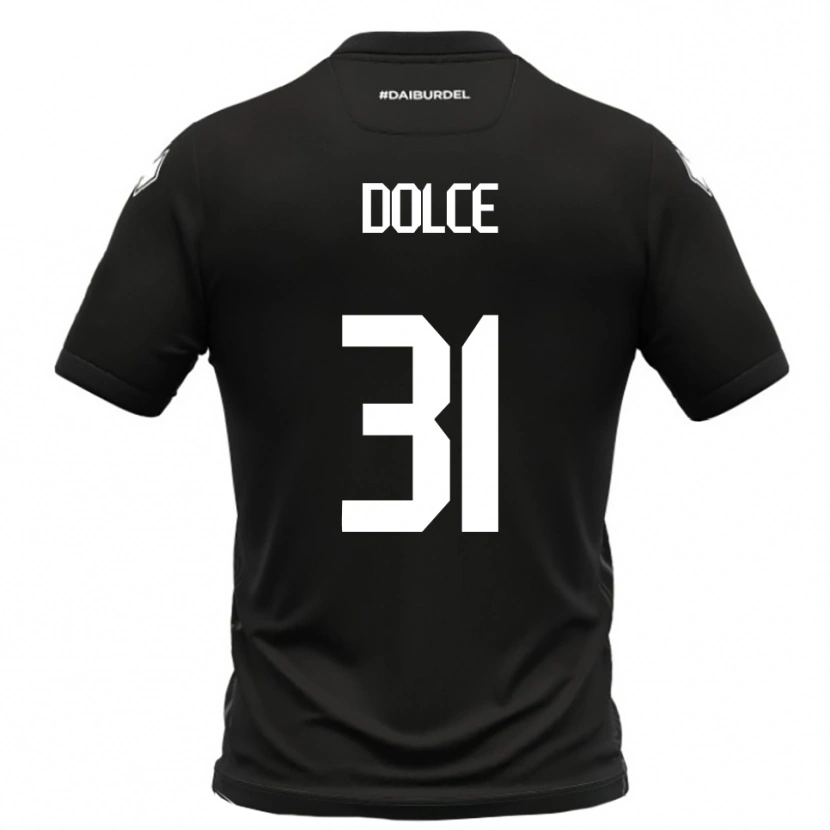 Danxen Damen Alessandro Dolce #31 Schwarz Weiß Auswärtstrikot Trikot 2025/26 T-Shirt Österreich