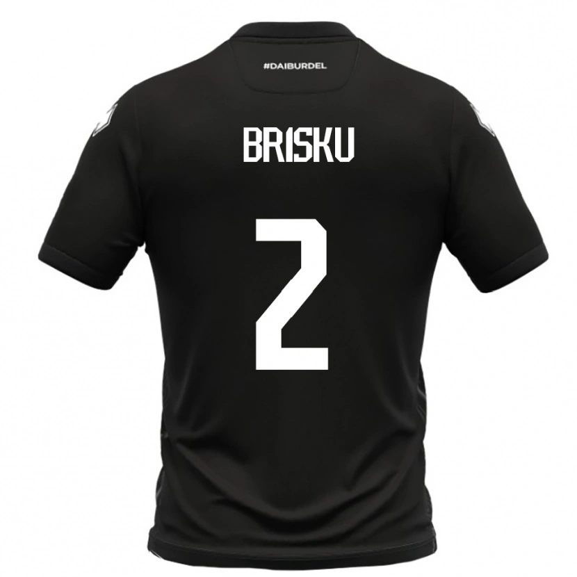 Danxen Damen Elia Brisku #2 Schwarz Weiß Auswärtstrikot Trikot 2025/26 T-Shirt Österreich