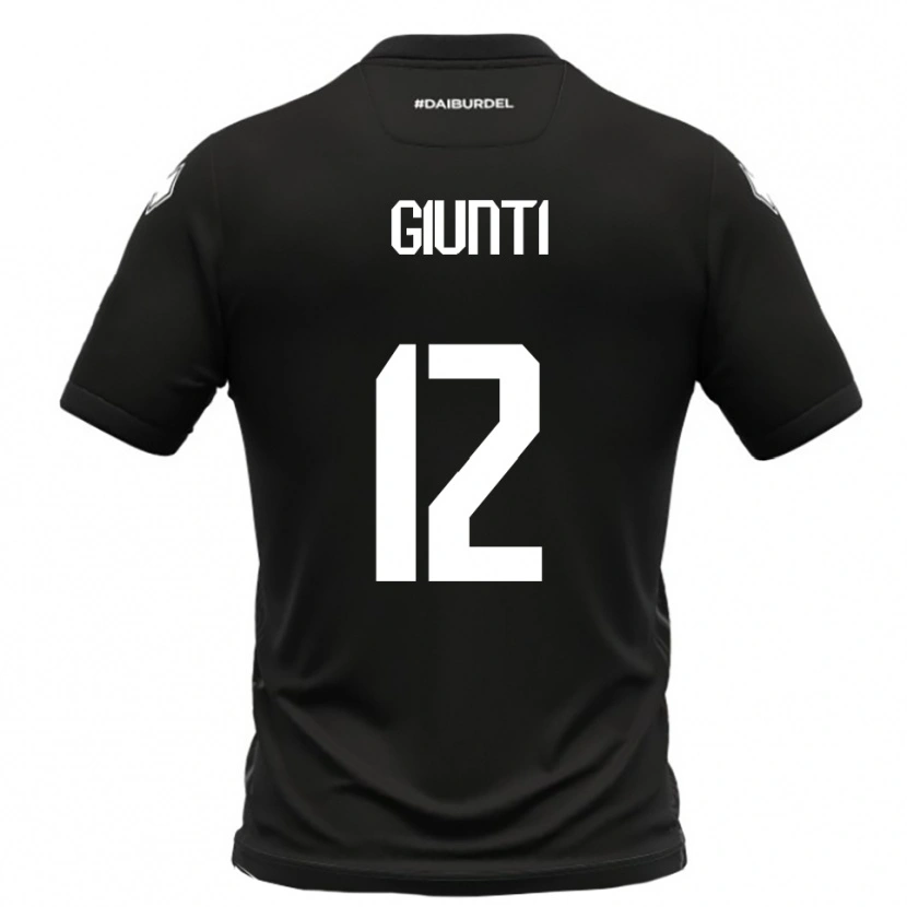 Danxen Damen Alessandro Giunti #12 Schwarz Weiß Auswärtstrikot Trikot 2025/26 T-Shirt Österreich