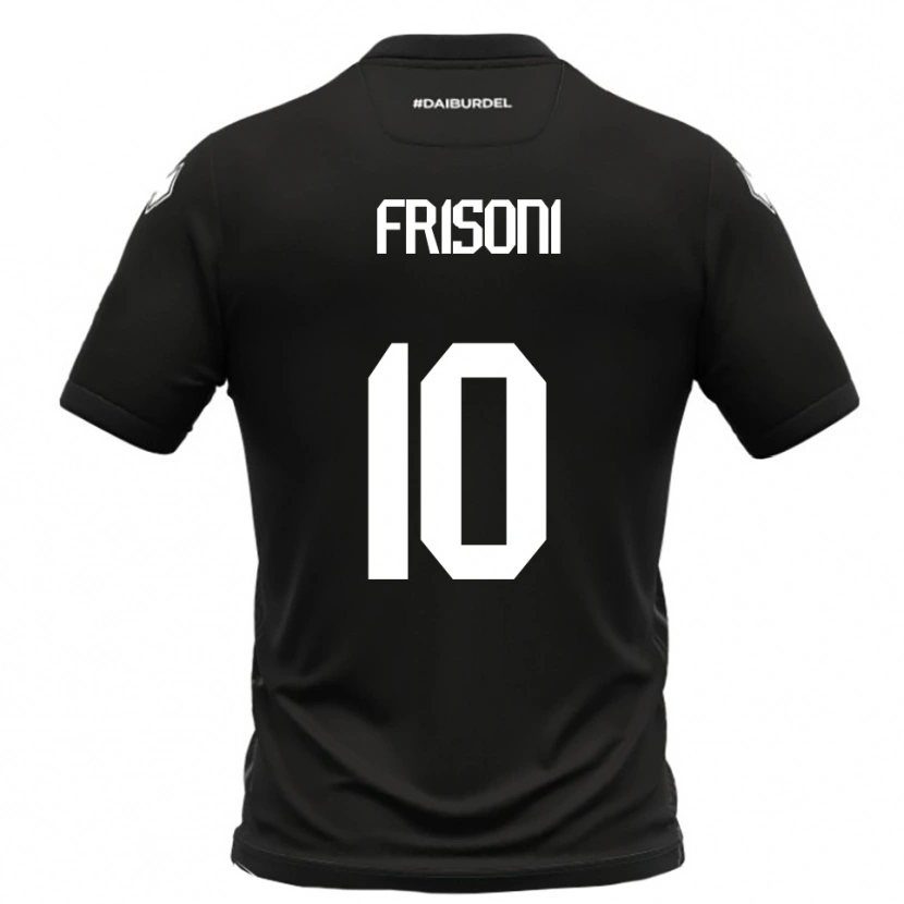 Danxen Damen Riccardo Frisoni #10 Schwarz Weiß Auswärtstrikot Trikot 2025/26 T-Shirt Österreich