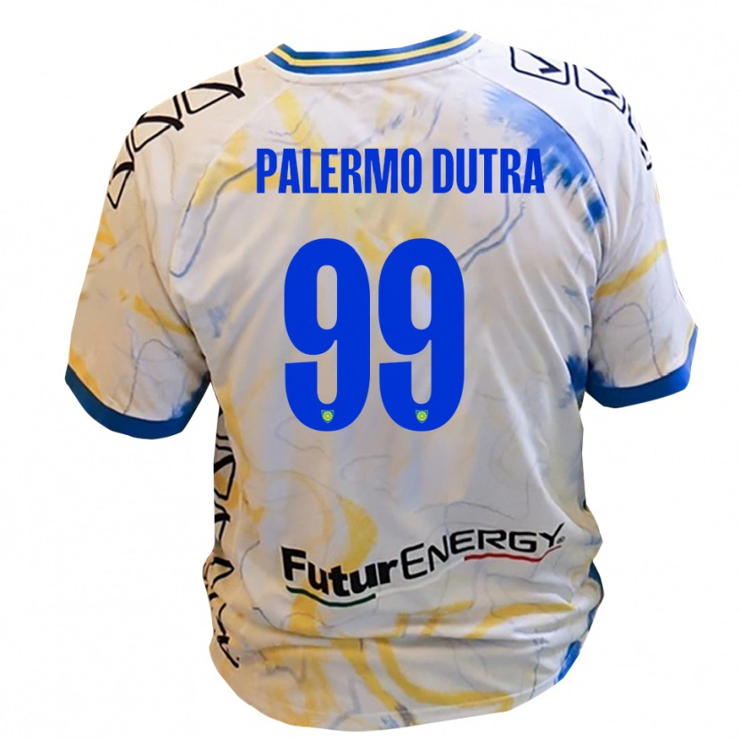 Danxen Damen Ryduan Palermo Dutra #99 Weiß Gelb Blau Auswärtstrikot Trikot 2025/26 T-Shirt Österreich