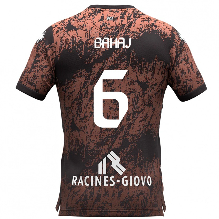 Danxen Damen Marlind Bahaj #6 Braun Schwarz Auswärtstrikot Trikot 2025/26 T-Shirt Österreich