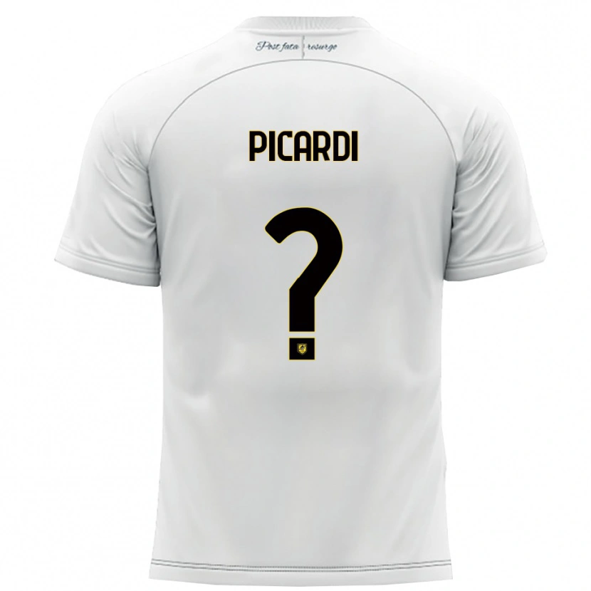 Danxen Damen Davide Picardi #0 Weiß Gelb Auswärtstrikot Trikot 2025/26 T-Shirt Österreich